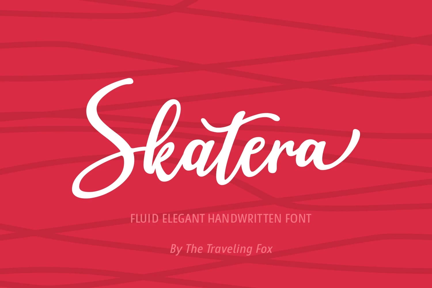 Skatera Font by The Traveling Fox — Script Handwritten Font