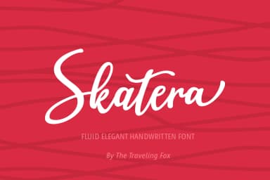 Skatera Font by The Traveling Fox — Script Handwritten Font — thumbnail 1