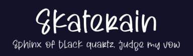 Skaterain by Perspectype Studio - Letterena.com — Script Handwritten Font — thumbnail 2