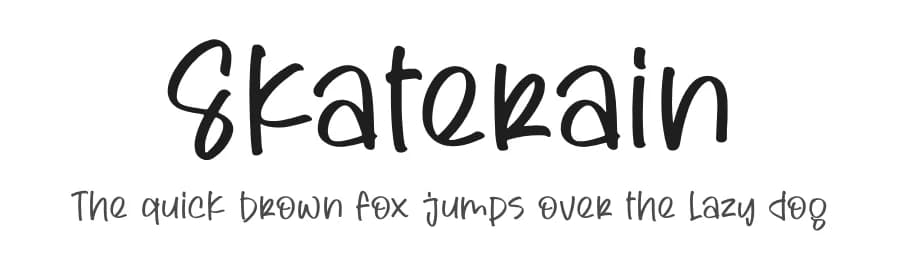 Skaterain by Perspectype Studio - Letterena.com — Script Handwritten Font