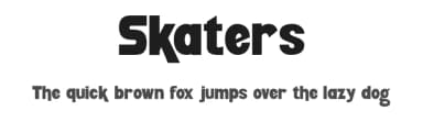 Skaters by Teguh Pranata — Sans Serif Font — thumbnail 1