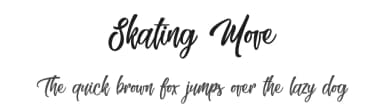 Skating Move by Typhoon Type - Suthi Srisopha — Script Handwritten Font — thumbnail 1