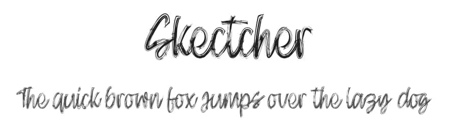 Skectcher by Creativework69 Studio — Script Handwritten Font — preview 1