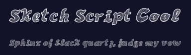 Sketch Script Cool by Galdino Otten Fonts — Script Handwritten Font — thumbnail 2