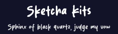 Sketcha Kits by MJType — Script Handwritten Font — thumbnail 2
