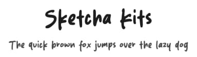 Sketcha Kits by MJType — Script Handwritten Font — thumbnail 1