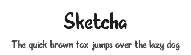Sketcha by Leonardo Sigalingging — Script Handwritten Font