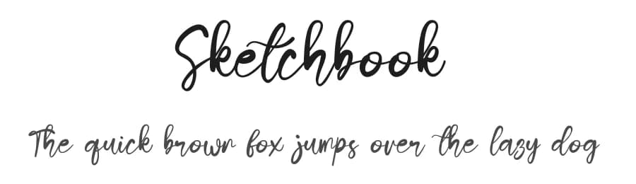 Sketchbook by Kateeng Ciu — Script Handwritten Font
