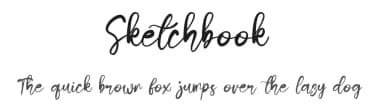 Sketchbook by Kateeng Ciu — Script Handwritten Font — thumbnail 1