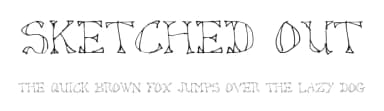 Sketched Out by deFaced — Script Handwritten Font — thumbnail 1