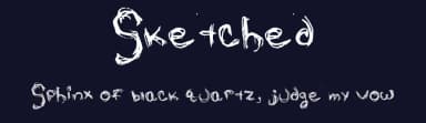 Sketched by Zeventy Million — Script Handwritten Font — thumbnail 2