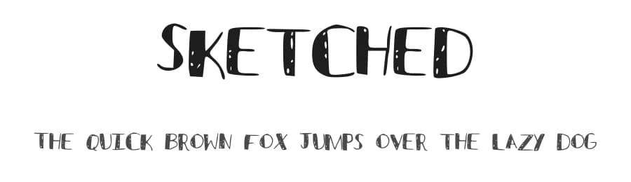 Sketched by Taylor — Script Handwritten Font