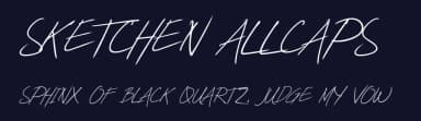 Sketchen Allcaps by Grewfont Studio — Script Handwritten Font — thumbnail 2