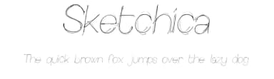 Sketchica by Måns Grebäck — Script Handwritten Font — thumbnail 1