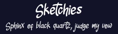 Sketchies by Sudarman Mulka — Script Handwritten Font — thumbnail 2