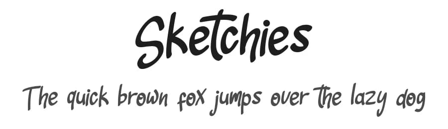 Sketchies by Sudarman Mulka — Script Handwritten Font