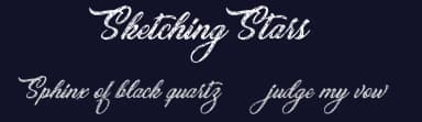 Sketching Stars by Billy Argel Fonts ® — Script Handwritten Font — thumbnail 2