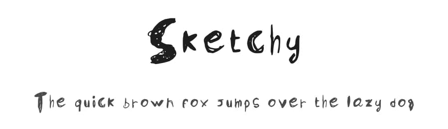 Sketchy by Lorenzo Oglialoro — Script Handwritten Font