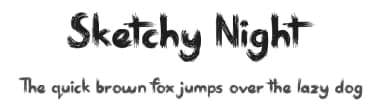 Sketchy Night by JSH creates — Script Handwritten Font — thumbnail 1