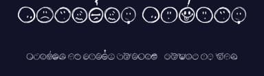 Sketchy Smiley by Hanoded — Dingbats Font — thumbnail 2