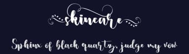 Skincare by infontree store — Script Handwritten Font — thumbnail 2
