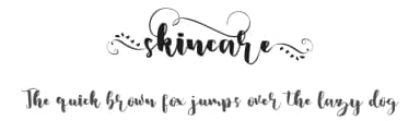 Skincare by infontree store — Script Handwritten Font — thumbnail 1