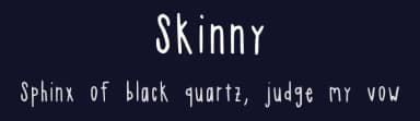 Skinny by Kelsi Sockwell — Script Handwritten Font — thumbnail 2