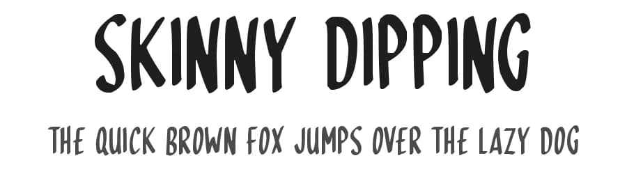 Skinny Dipping by Hawtpixel — Script Handwritten Font