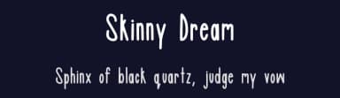 Skinny Dream by Emily Mills — Script Handwritten Font — thumbnail 2