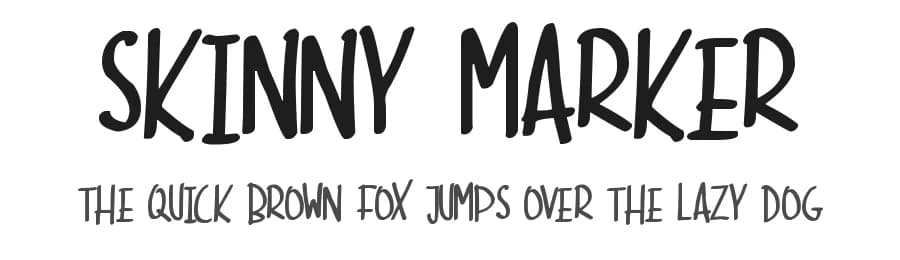 Skinny Marker by Hawtpixel — Script Handwritten Font
