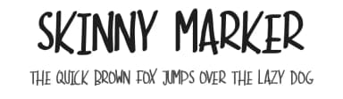 Skinny Marker by Hawtpixel — Script Handwritten Font — thumbnail 1
