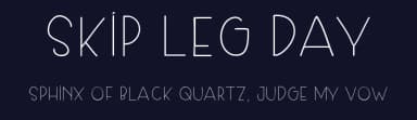 Skip Leg Day by Dilem Akiner — Script Handwritten Font — thumbnail 2