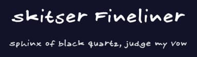 Skitser Fineliner by FontPanda — Script Handwritten Font — thumbnail 2