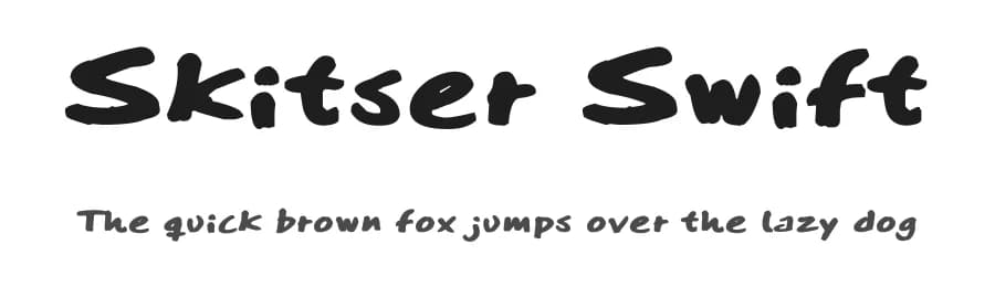 Skitser Swift by FontPanda — Script Handwritten Font