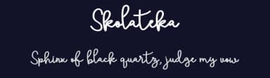 Skolateka by Mr Letters — Script Handwritten Font — thumbnail 2