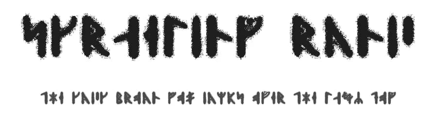 Skraeling Runic by Samyuli — Dingbats Font