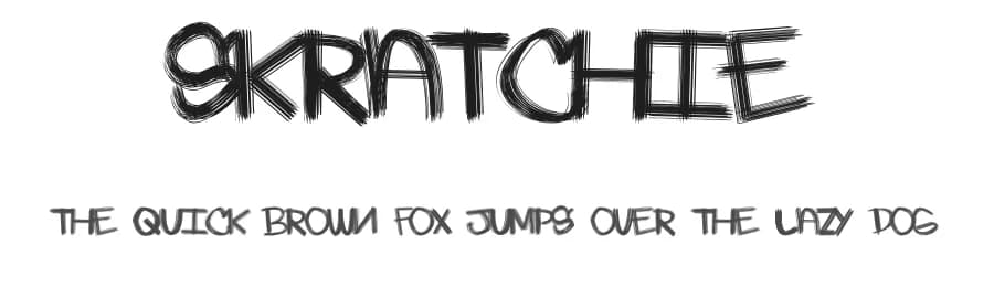 Skratchie by CrazeCo.com.au — Script Handwritten Font