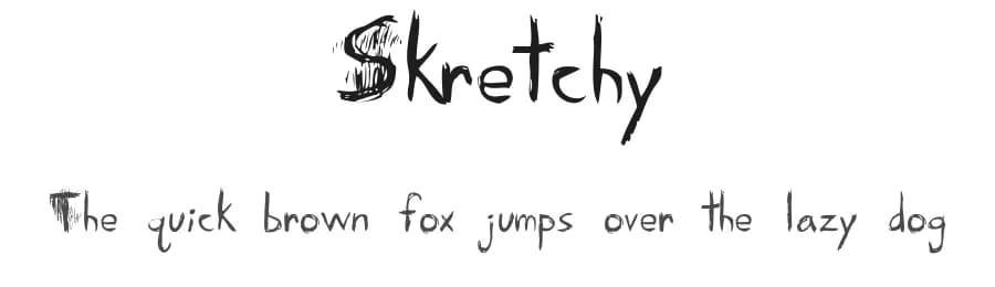 Skretchy by Kevin Guthrie — Script Handwritten Font