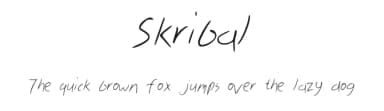 Skribal by Winter Design Studio — Script Handwritten Font — thumbnail 1