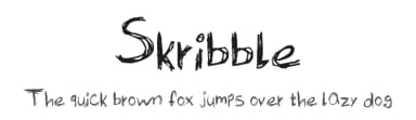 Skribble by Sasu — Script Handwritten Font — thumbnail 1