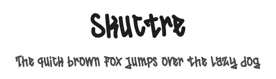 Skuctre by Dhabee Studio — Script Handwritten Font
