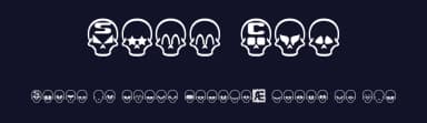 Skull Capz by Ænigma — Dingbats Font — thumbnail 2