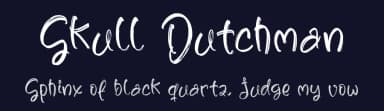 Skull Dutchman by Letterena Studios — Script Handwritten Font — thumbnail 2