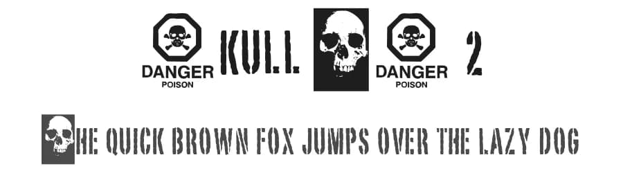 Skull TS 2 by Billy Argel Fonts ® — Dingbats Font