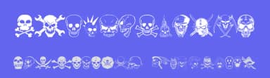 Skullx by zanatlija — Dingbats Font — thumbnail 3