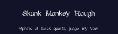 Skunk Monkey Rough by Robothaus — Script Handwritten Font — thumbnail 2