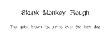 Skunk Monkey Rough by Robothaus — Script Handwritten Font — thumbnail 1
