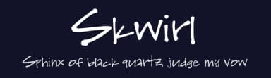 Skwirl by Chicken Billy — Script Handwritten Font — thumbnail 2