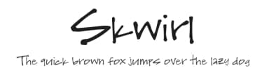 Skwirl by Chicken Billy — Script Handwritten Font — thumbnail 1