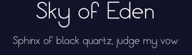 Sky of Eden by Brixdee — Sans Serif Font — thumbnail 2